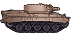Sideview of T24E1 (T36 Mortar)